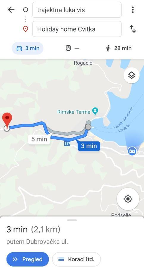 Holiday Home Cvitka Вис Экстерьер фото