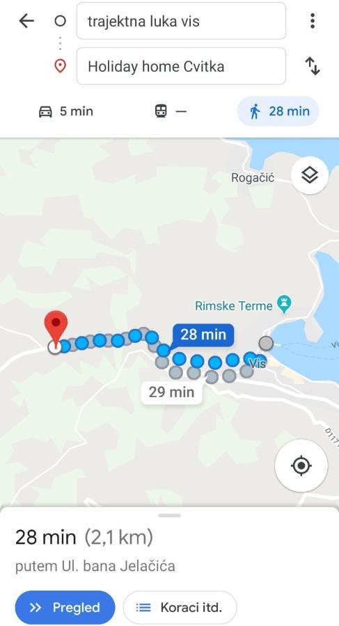 Holiday Home Cvitka Вис Экстерьер фото